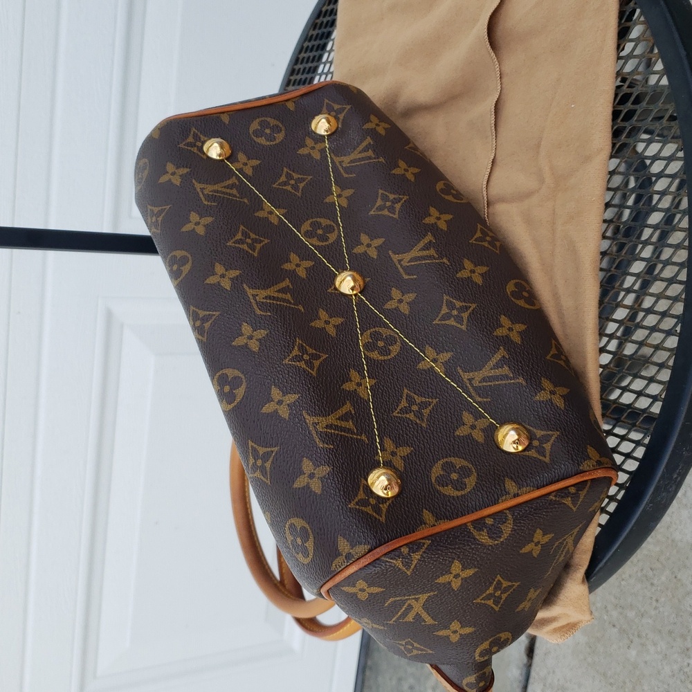 Louis Vuitton Womens Tivoli PM Monogram Satchel Bag Luxury Classic - Picture 7 of 17